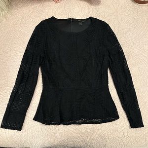 Banana Republic Lace Peplum top